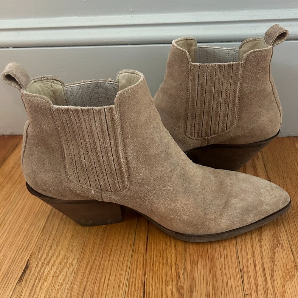Patina Suede Ankle Booties
